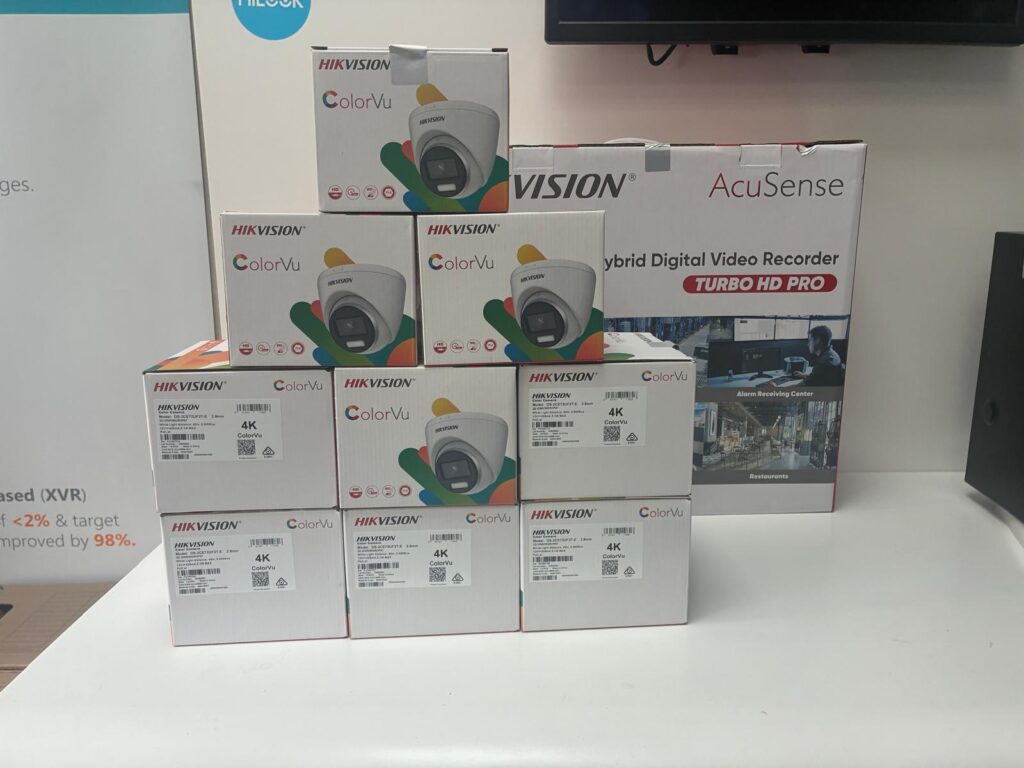 8MP 4K Analogue CCTV System